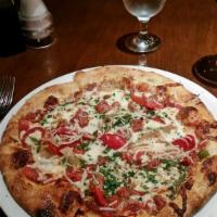 Calabrese Sausage Pizza · 