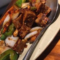 Kung Pao Tofu · Spicy stir-fry.