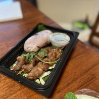 Vietnamese Noodle Salad with Lemongrass Pork Skewers · 