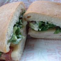 Turkey Bacon Ranch Sandwich · 