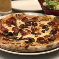 The Big Apple Pizza · Pepperoni and mozzarella.