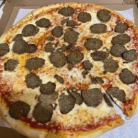 Meatball Pizza · 