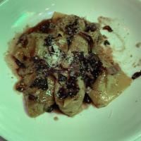Duck Ravioli · radicchio, red wine Marsala reduction; homemade pasta