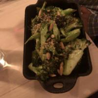 Roasted Broccoli · Salmoriglio, Pine Nut, Breadcrumb