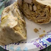 Curry Chicken Roti Meal · 