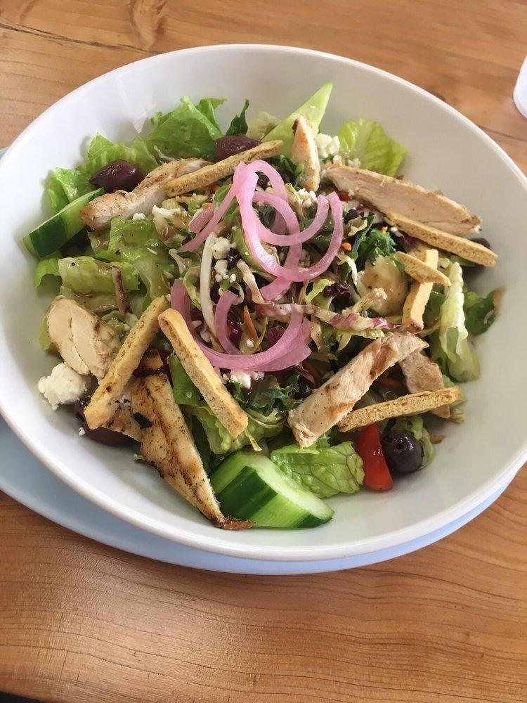 Greek Garlic Chicken Salad · 