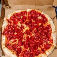 Linda's Beef Pepperoni Pizza · 