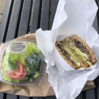 East Meets West Sandwich · Bulgogi beef, garlic spread, jalapeno, red onion, avocado, provolone, and lettuce. Most popu...