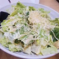 Caesar Salad · Homemade croutons, freshly tossed with chef's Caesar dressing and sprinkled with Parmesan ch...