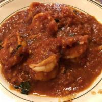 Shrimp Fra Diavolo · Served with a spicy marinara sauce.