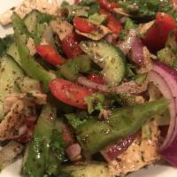 Fattoush Salad Salad with Chicken · 