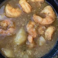 Curry Shrimp Roti · 