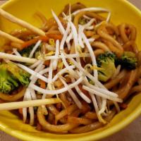 Spicy Japanese Noodles · Thick udon noodles spiked with sugar lime soy sauce and tossed with fresh broccoli, carrots ...