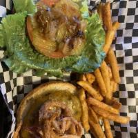 BBQ Bacon Burger · One of our top sellers, this BBQ Bacon burger will surely be on your list of favorites! It's...