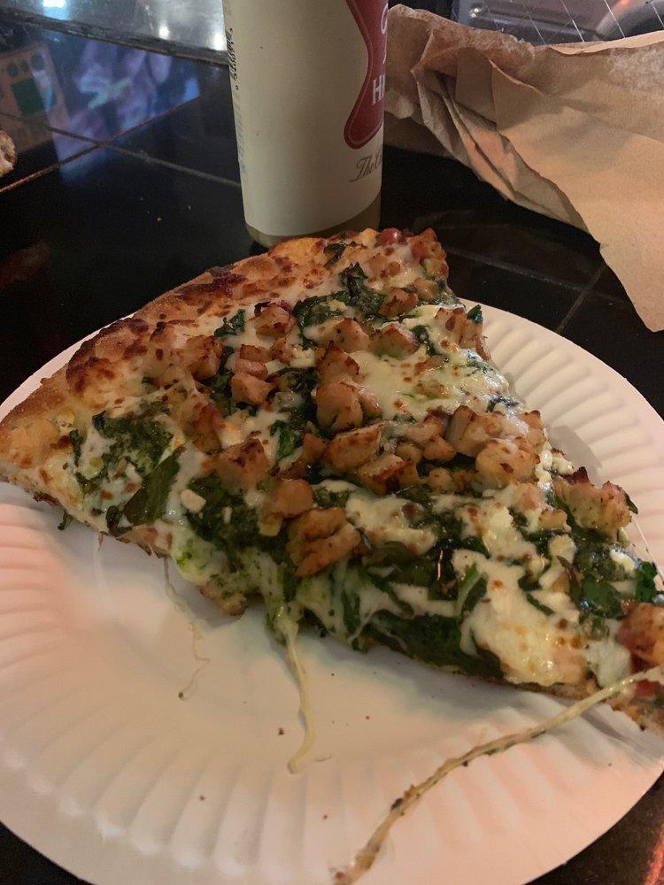 Chicken Spinach Pizza · 
