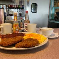 Country Fried Steak · Lightly battered cubed steak smothered in our rich homemade country gravy.