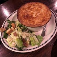 Chicken Pot Pie · Served with house or Caesar salad.