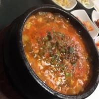 Spicy Seafood Tofu Soup · 