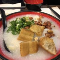 Congee with Dry Squids and Jelly Fish · 