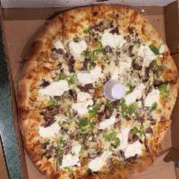 Philly Cheese Steak Pizza · 