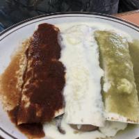 Mexican Flag Burritos · 