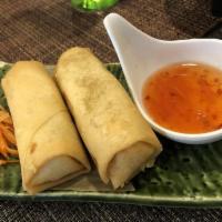 Vegetable Spring Roll · Deep fried 2 pieces.