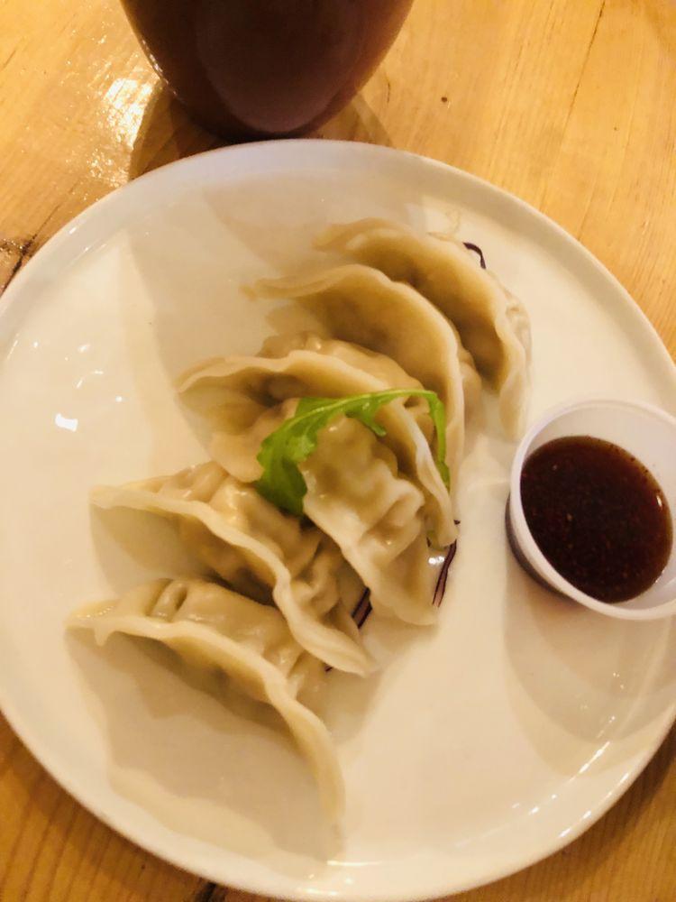 Dumplings · 6 pieces. Fried or steamed. Juicy dumpling filled with your choice of beef, pork, shrimp, veggie or combination.