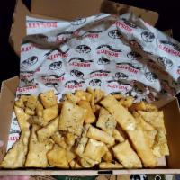 Rosati's Dough Nuggets · Bite-sized pieces of crispy pizza dough tossed in garlic butter sauce and served with a side...