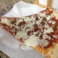 Meat Lovers Pizza · Cheese, salami, sausage, ham, pepperoni, linquica and ground beef.