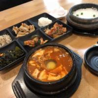 Kimchi Beef Tofu Soup · 