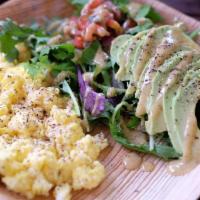 Organic Eggs and Avocado Salad · 