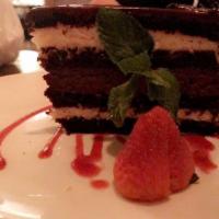 Chocolate Tuxedo Cake · 