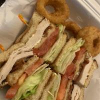 Roast Turkey Club Sandwich · 