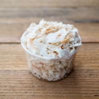Coconut Chips · Fan favorite! Coconut chips tossed in virgin coconut oil sprinkled with cane sugar baked to ...