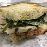 Chicken Pesto Sandwich · 
