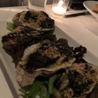 Spinach & Truffle Baked Oysters · 