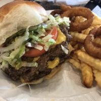 Double Cheeseburger Plate · 