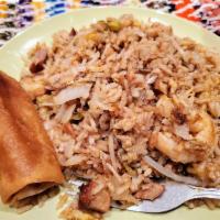 Wing with House Fried Rice · 