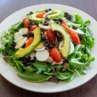 Cobb Salad · Olives, Tomato, Chicken, Gorgonzola Cheese, Bacon, Egg & Avocado