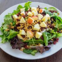 Sonoma Salad · Gorgonzola cheese, Apples, Dried Cranberries & Walnuts