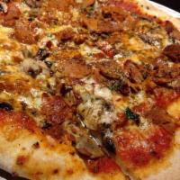 Pepperoni and Mushrooms Pizza · 