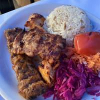 Mixed Grill · Karisik izgara. A real fiesta of lamb combination platter of shish kebab, adana kebab, gyro ...