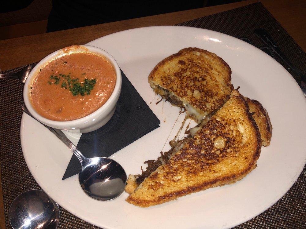 Short Rib Grilled Cheese & Tomato Soup · 