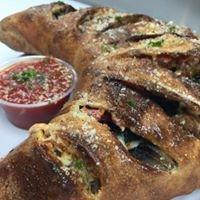 Calzone · Pizza sauce, ricotta cheese, mozzarella, 2 toppings of your choice. Additional toppings are ...