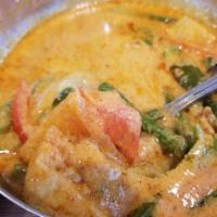 Cr03. Red Curry Veggie and Tofu · 