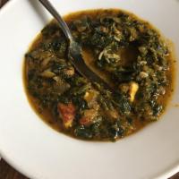 Saag Paneer · Homemade cheese and spinach cooked with creamy sauce.