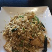 Basil Fried Rice · Hot and spicy.