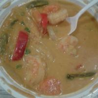 Yellow Curry · Sweet potatoes, potatoes, onions, bell peppers and peas in yellow curry paste with coconut m...