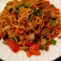 BBQ Beef Chow Mein · 