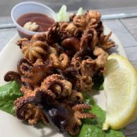 Fried Baby Octopus · 